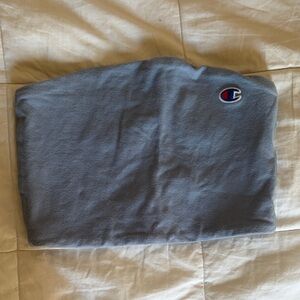 Champion Blue cropped tube top